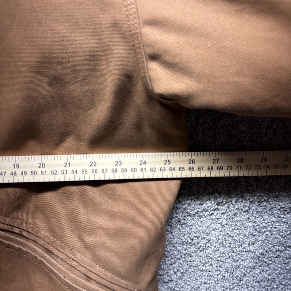 Cornerstone Jacket Mens XL Brown Duck Canvas Lined Detroit Work Wear Chore Logo - Picture 7 of 14